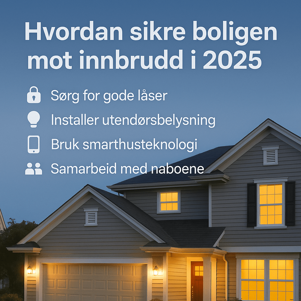 Hvordan sikre boligen mot innbrudd i 2026