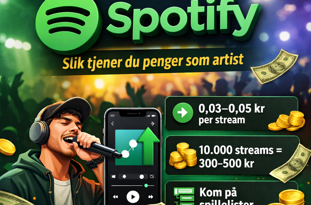 Tjene penger på Spotify – Slik gjør du det (for artister)